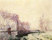 Gustave Loiseau The Eure River in Winter Sweden oil painting reproduction